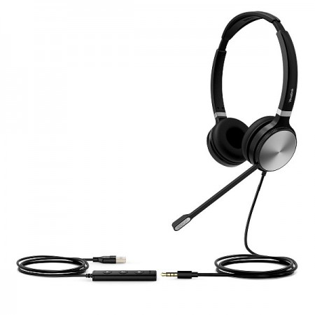 YEALINK UH36 Dual UC - проводная стерео гарнитура YEALINK UH36 Dual UC - проводная стерео гарнитура