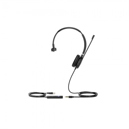 YEALINK UH36 Mono Teams USB-C - проводная моно гарнитура, с разъёмами USB и 3,5мм, сертифицирована для Teams YEALINK UH36 Mono Teams USB-C - проводная моно гарнитура, с разъёмами USB и 3,5мм, сертифицирована для Teams