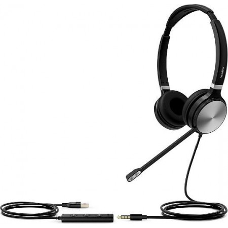 YEALINK UH37 Dual UC - проводная стерео гарнитура YEALINK UH37 Dual UC - проводная стерео гарнитура