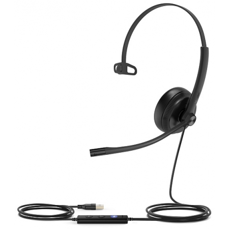 YEALINK UH34 Mono Teams - проводная USB моно гарнитура, сертифицирована для Teams YEALINK UH34 Mono Teams - проводная USB моно гарнитура, сертифицирована для Teams