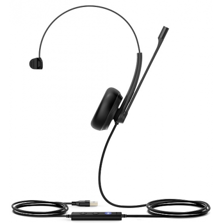 YEALINK UH34 Mono Teams - проводная USB моно гарнитура, сертифицирована для Teams YEALINK UH34 Mono Teams - проводная USB моно гарнитура, сертифицирована для Teams