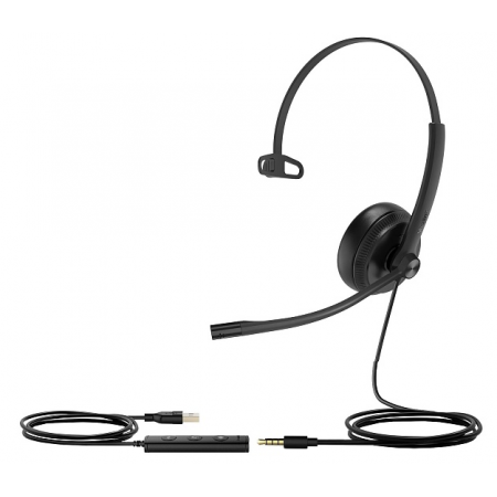 YEALINK UH34 SE Mono UC - проводная USB моно гарнитура, сертифицирована для Teams YEALINK UH34 SE Mono UC - проводная USB моно гарнитура, сертифицирована для Teams