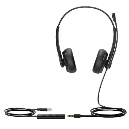 YEALINK UH34 SE Dual Teams - проводная USB стерео гарнитура YEALINK UH34 SE Dual Teams - проводная USB стерео гарнитура